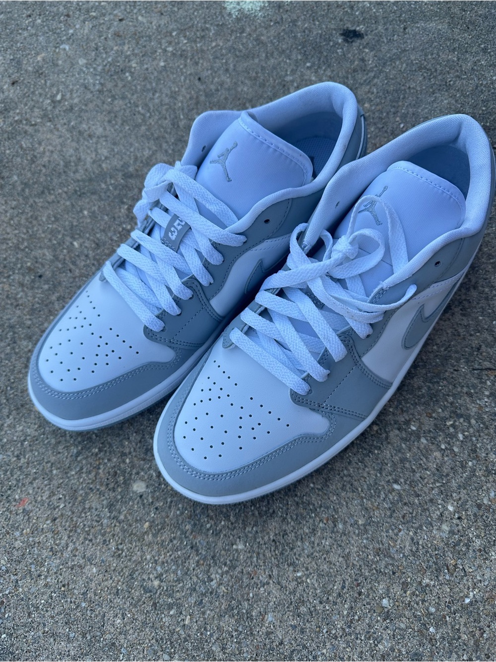 Nike Women’s Low-Top Sneakers in Light Gray and White